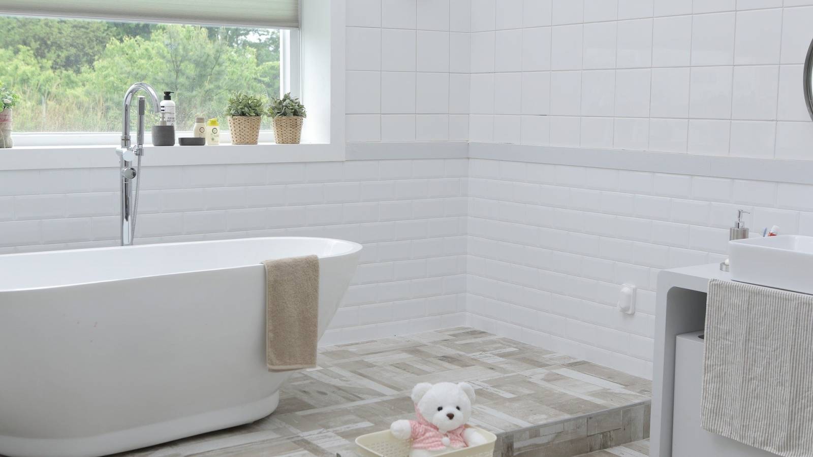 carrelage blanc salle de bain defi dok clapiers